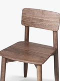 Swoon Southwark dining chair in natural oak stain, imported from the UK