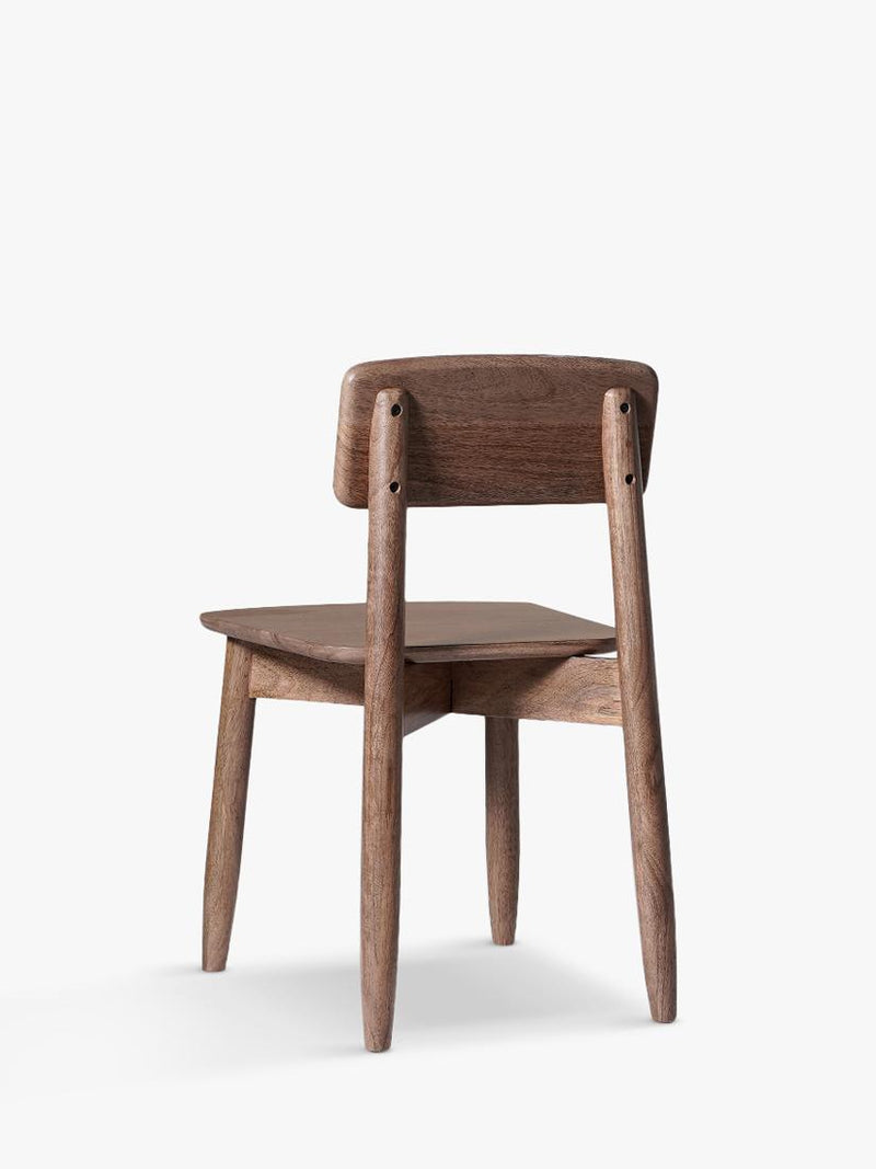 Swoon Southwark dining chair in natural oak stain, imported from the UK