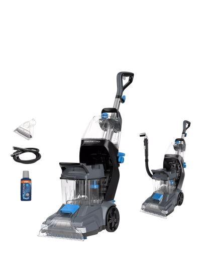 John Lewis Vax SpinScrub Power Carpet Cleaner, Grey / Blue- Buy online at McGrocer