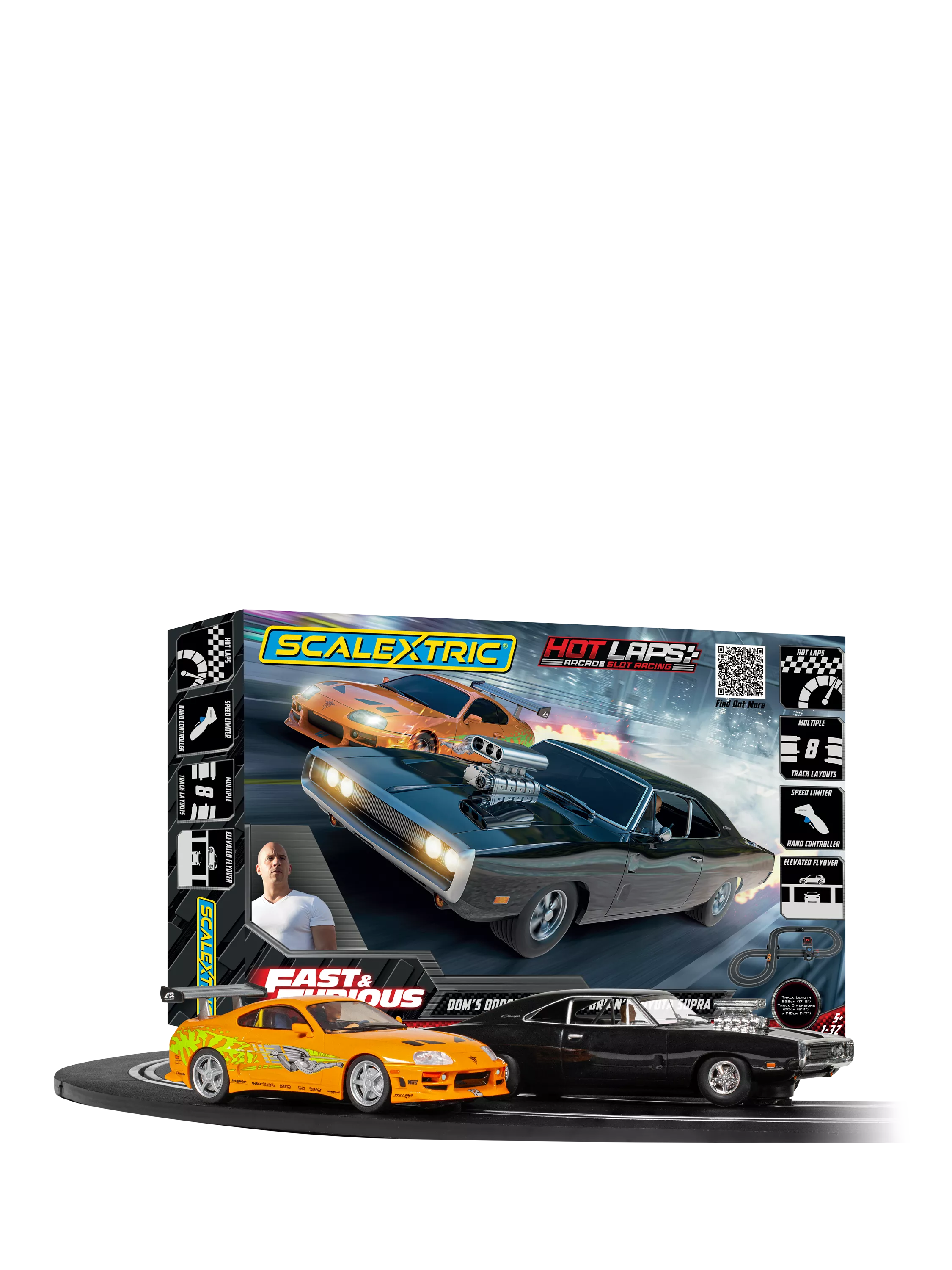 Scalextric Fast & Furious Hot Laps slot car set (British brand)