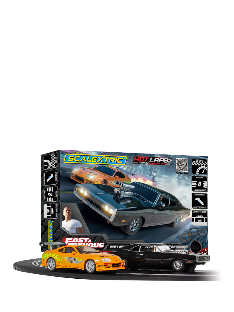 Scalextric Fast & Furious Hot Laps slot car set (British brand)