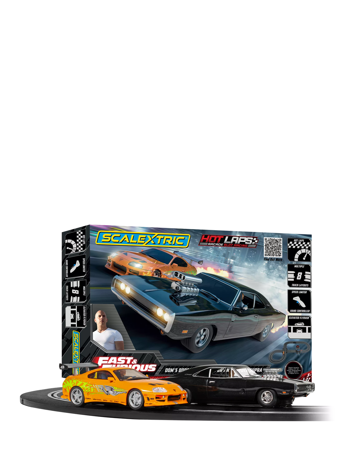 Scalextric Fast & Furious Hot Laps slot car set (British brand)