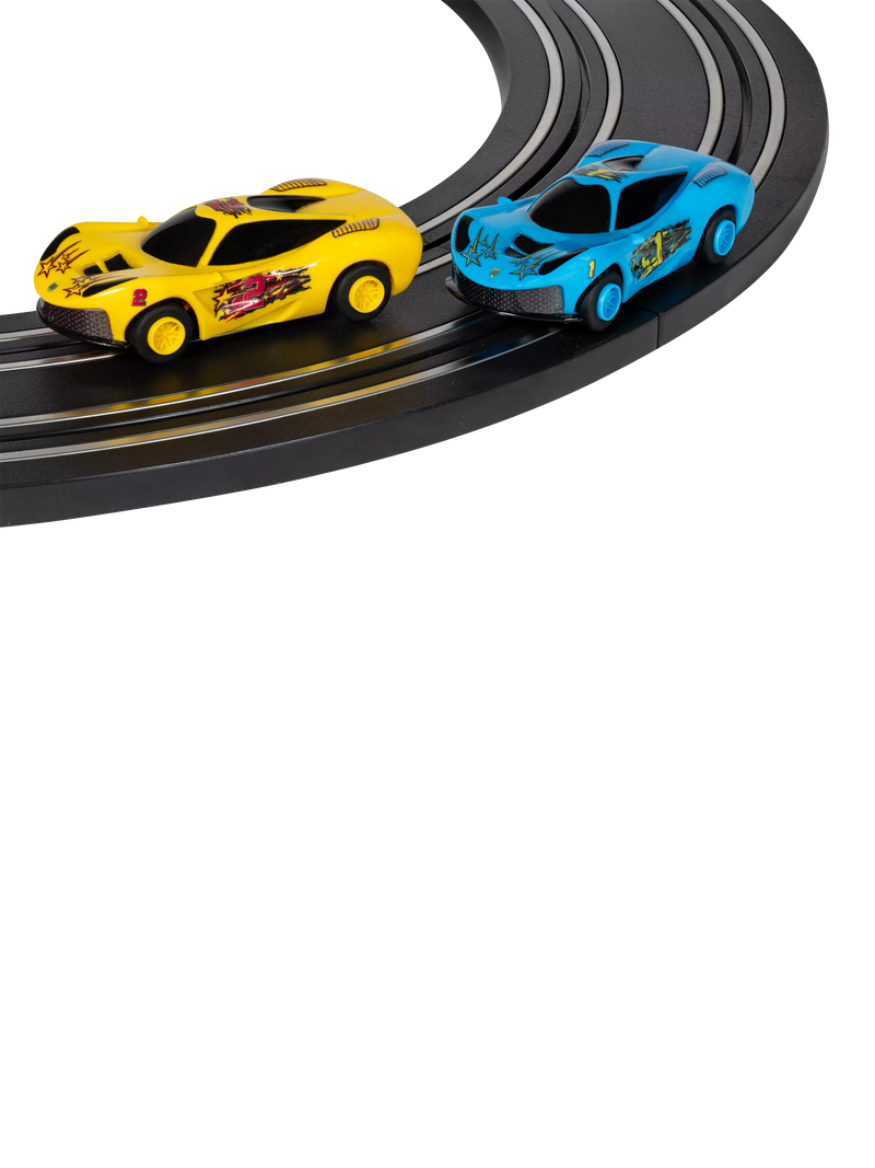 Scalextric Let's Play slot car racing set - British product