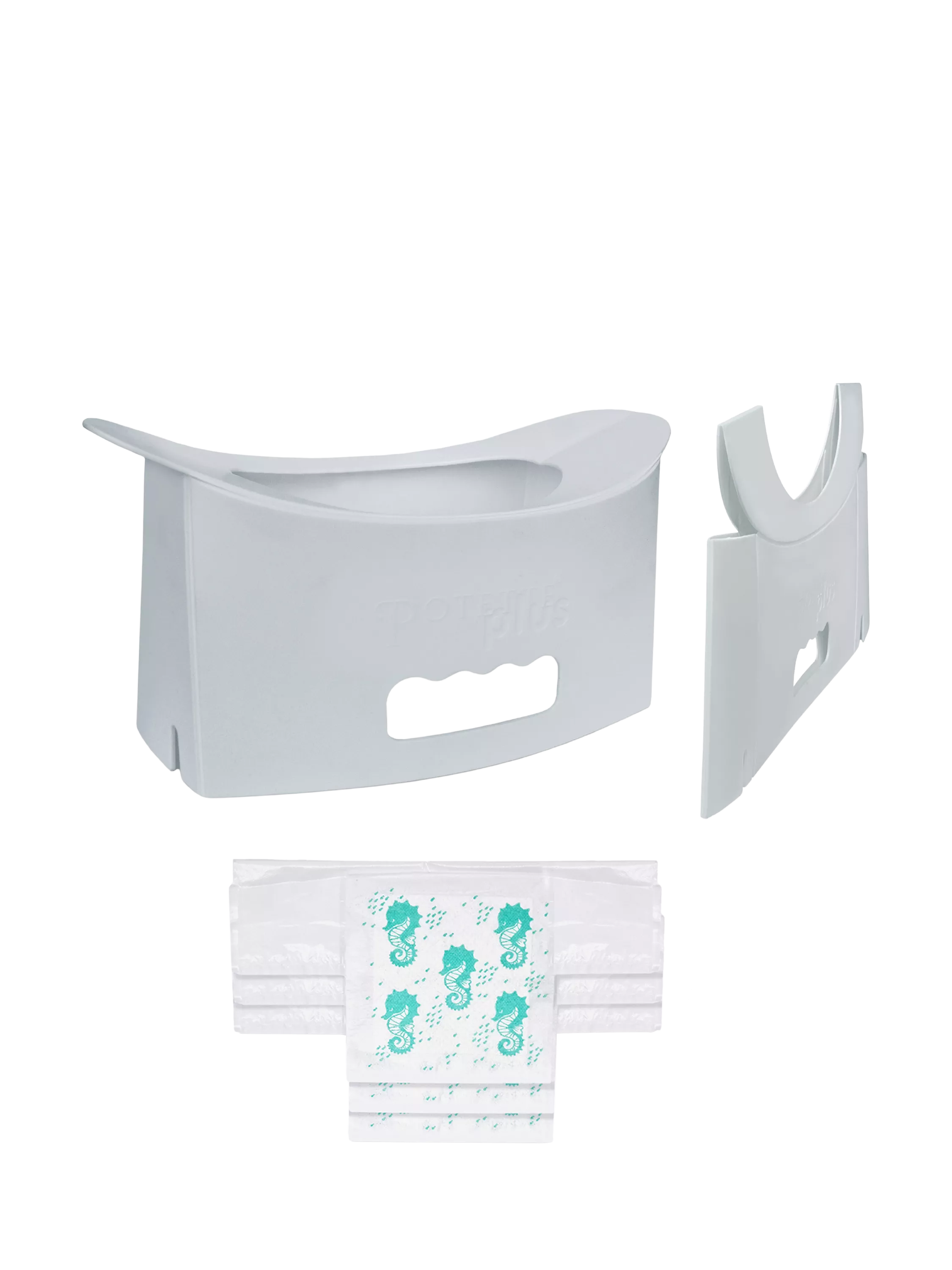 Potette Fold N Go potty grey, imported from the UK