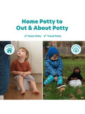 Potette Fold N Go potty grey, imported from the UK