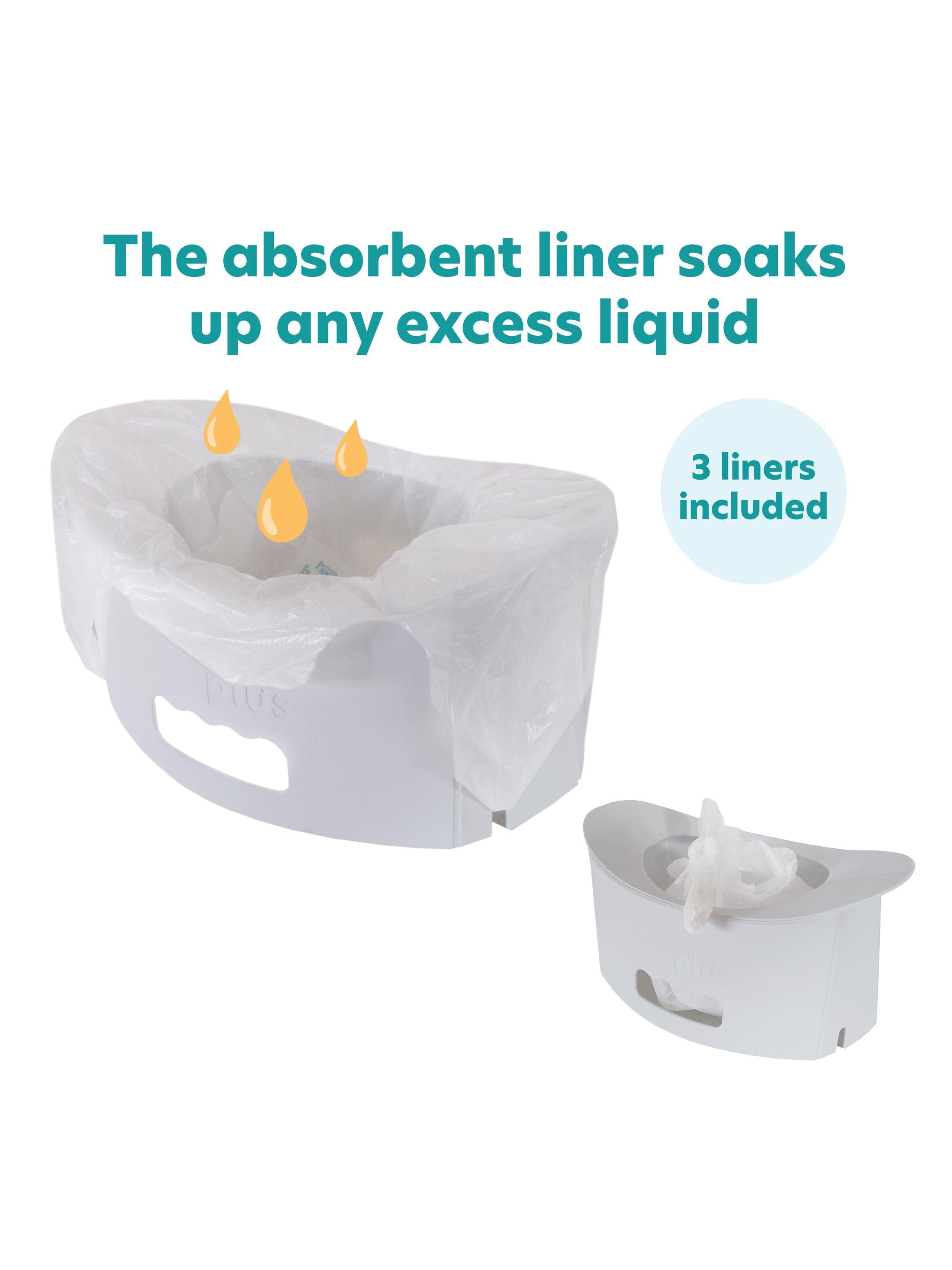 Potette Fold N Go potty grey, imported from the UK