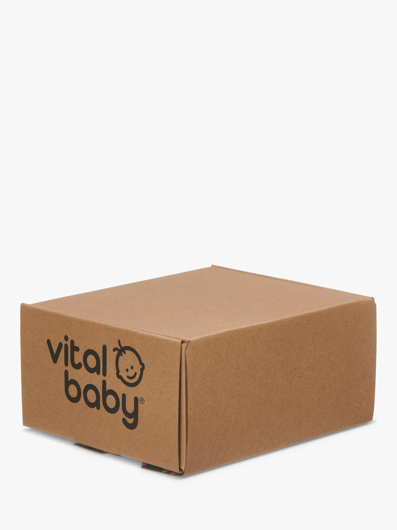 Vital Baby glow in the dark sipper cup with non-spill straw, 350ml pack of 2 (British brand)