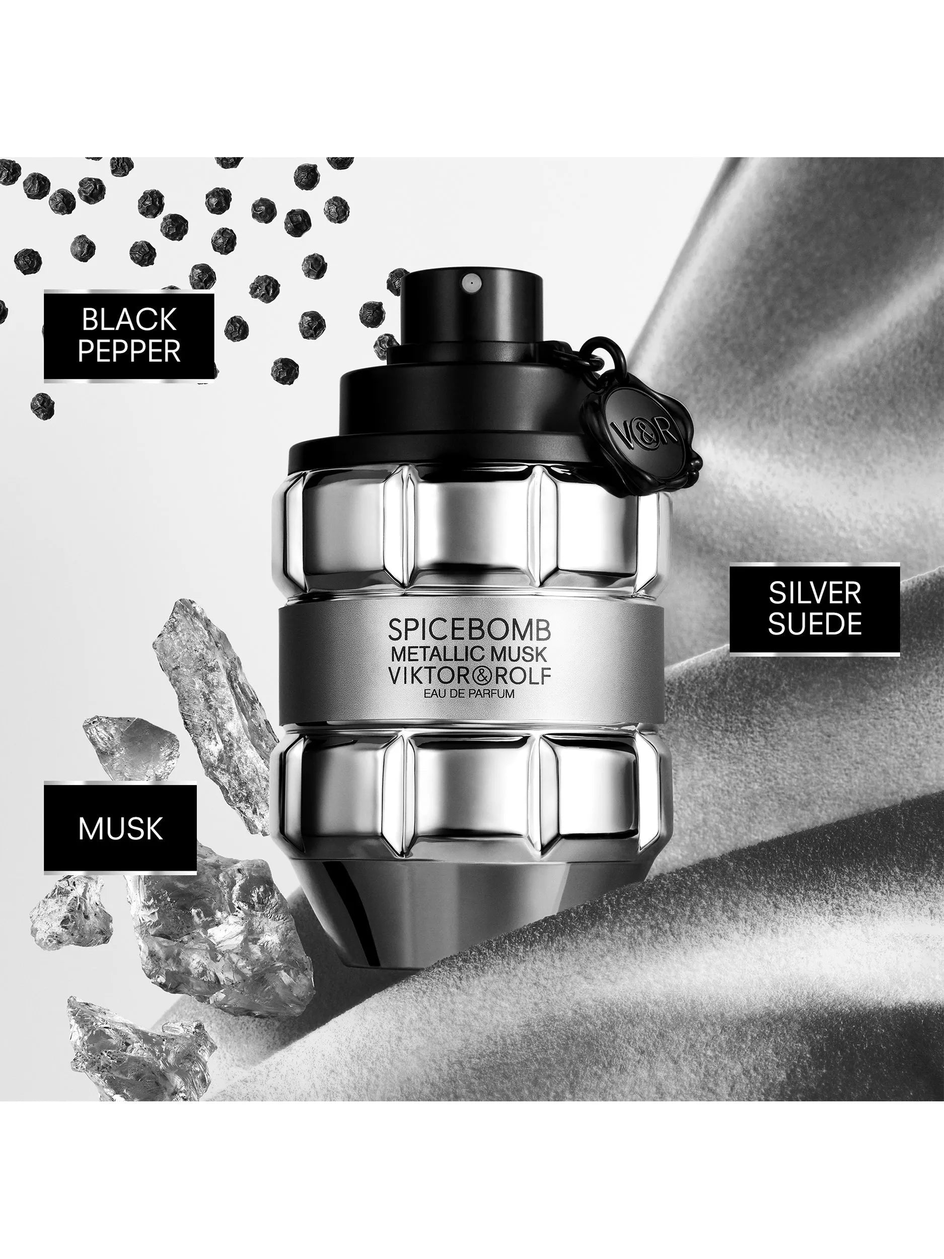 Viktor & Rolf Spicebomb Metallic Musk EDP 90ml (British brand)