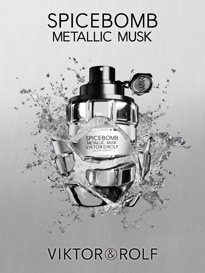 Viktor & Rolf Spicebomb Metallic Musk EDP 90ml (British brand)