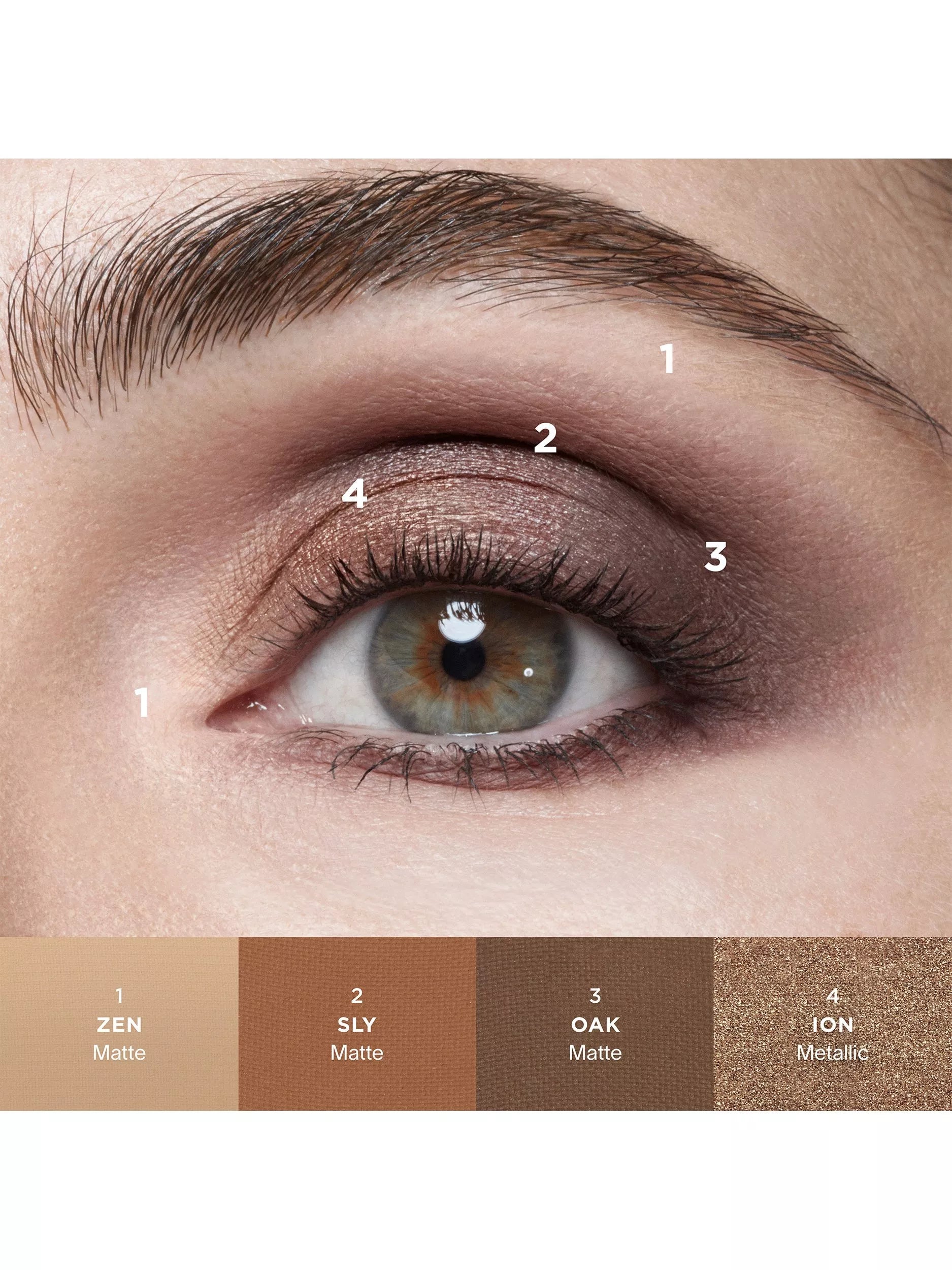Hourglass Curator eyeshadow palette, UK version