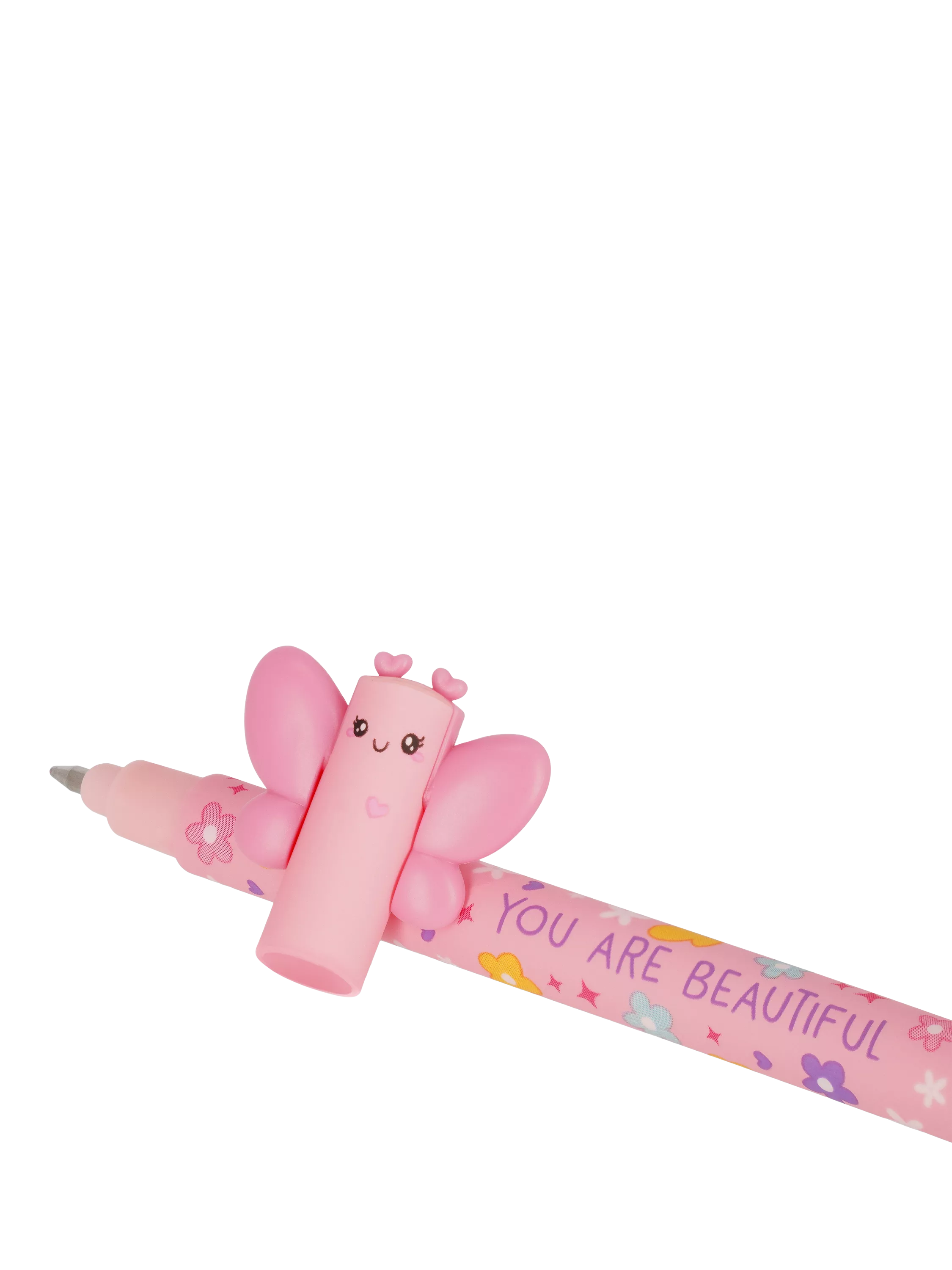Legami Butterfly erasable pen pink - British product