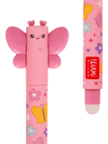 Legami Butterfly erasable pen pink - British product