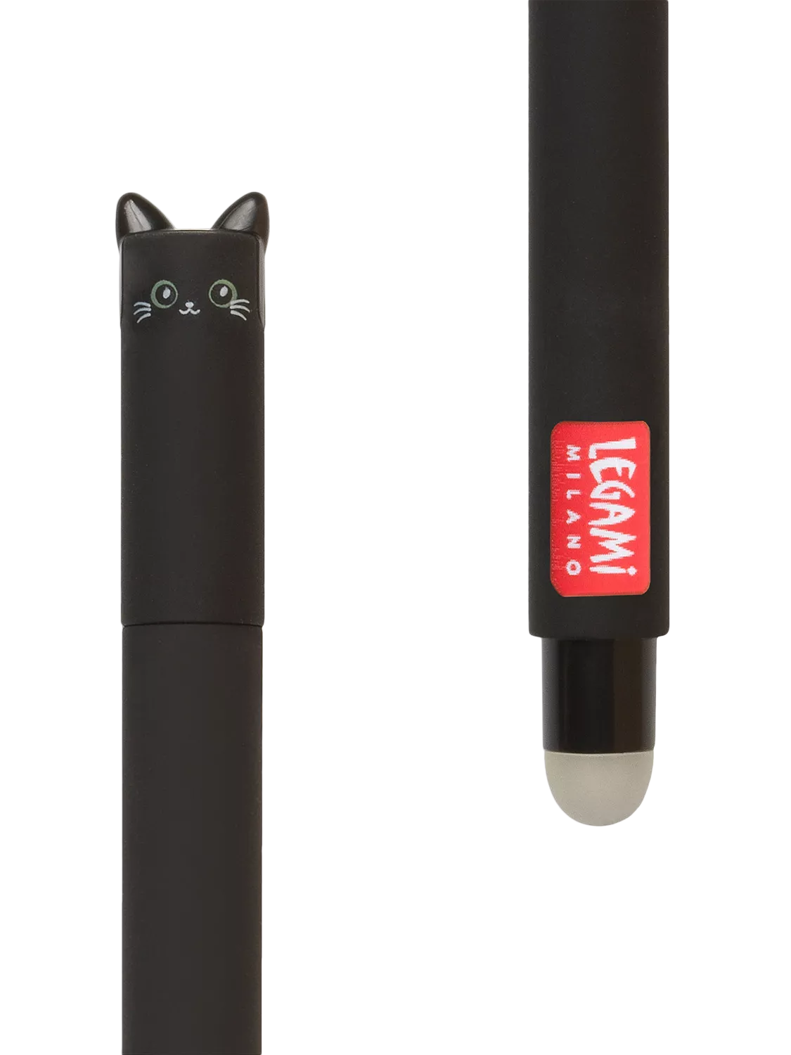 Legami cat erasable pen black ink, imported from the UK