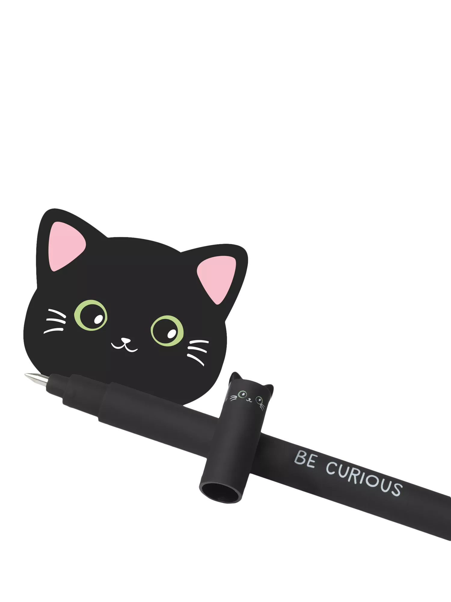 Legami cat erasable pen black ink, imported from the UK