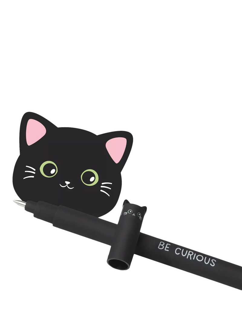 Legami cat erasable pen black ink, imported from the UK