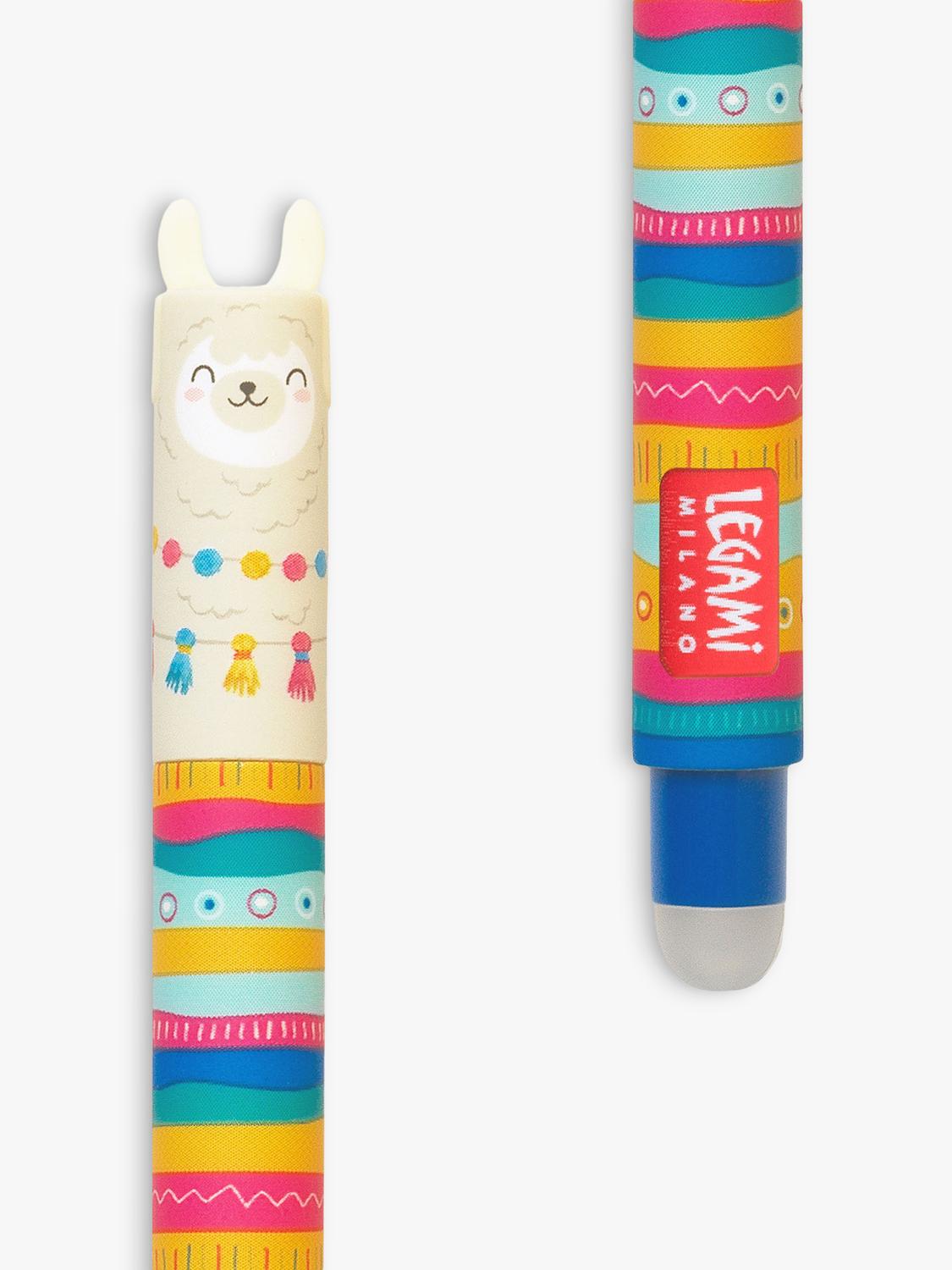 Legami Llama erasable pen blue ink, imported from the UK