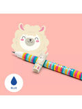 Legami Llama erasable pen blue ink, imported from the UK
