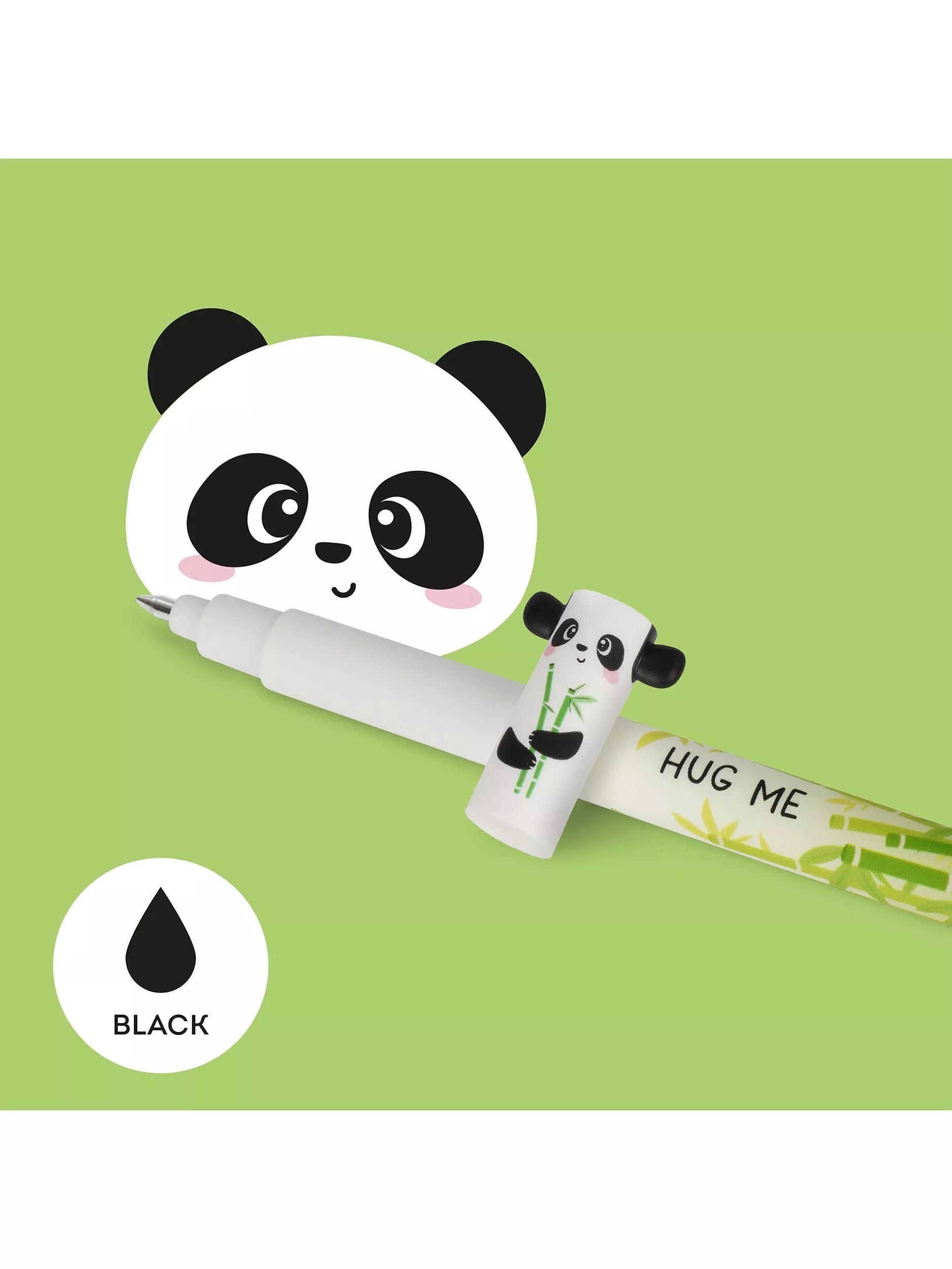 Legami Panda Erasable Pen black (British brand)