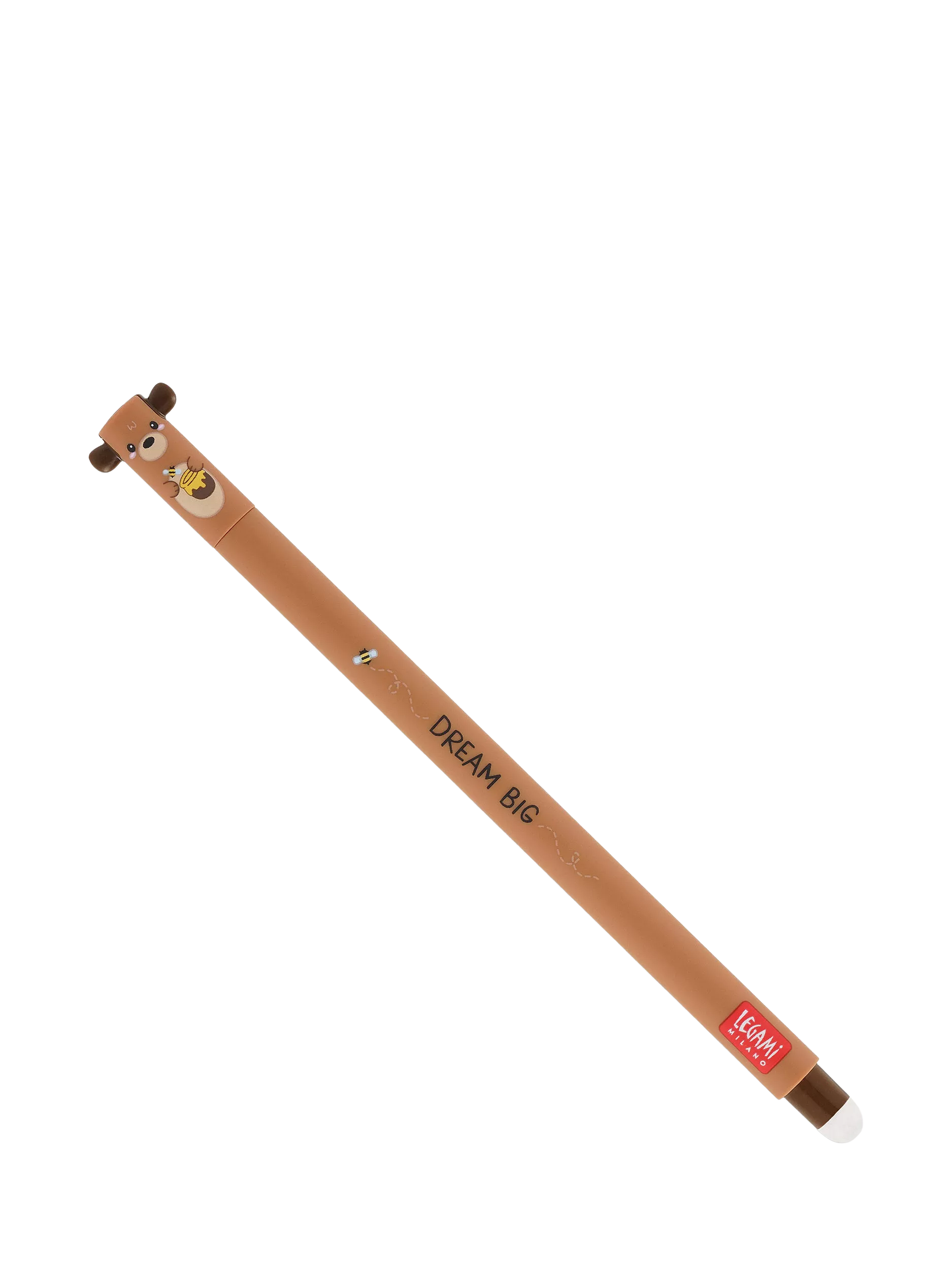 Legami teddy bear erasable pen red, imported from the UK