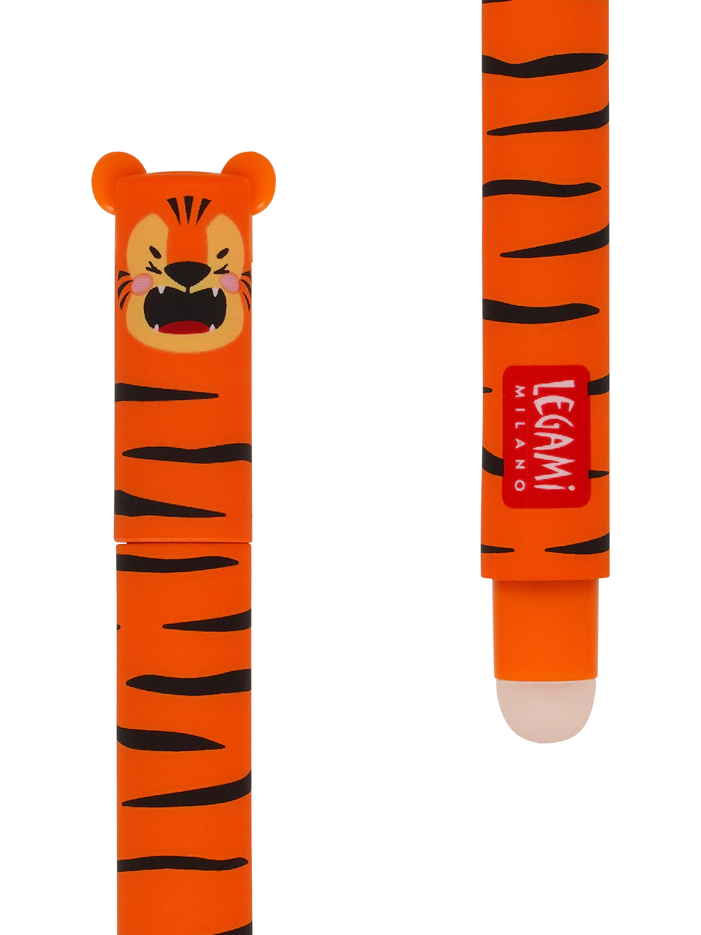 Legami Tiger erasable pen orange (British brand)