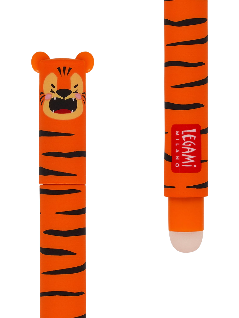 Legami Tiger erasable pen orange (British brand)