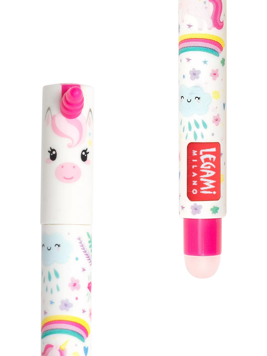 Legami unicorn erasable pen, pink, imported from the UK