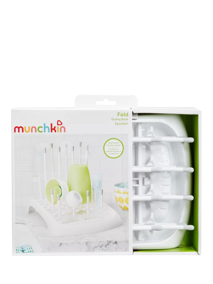 Munchkin fold drying rack white baby bottle drying stand, UK version