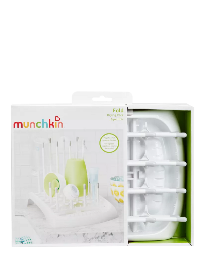 Munchkin fold drying rack white baby bottle drying stand, UK version