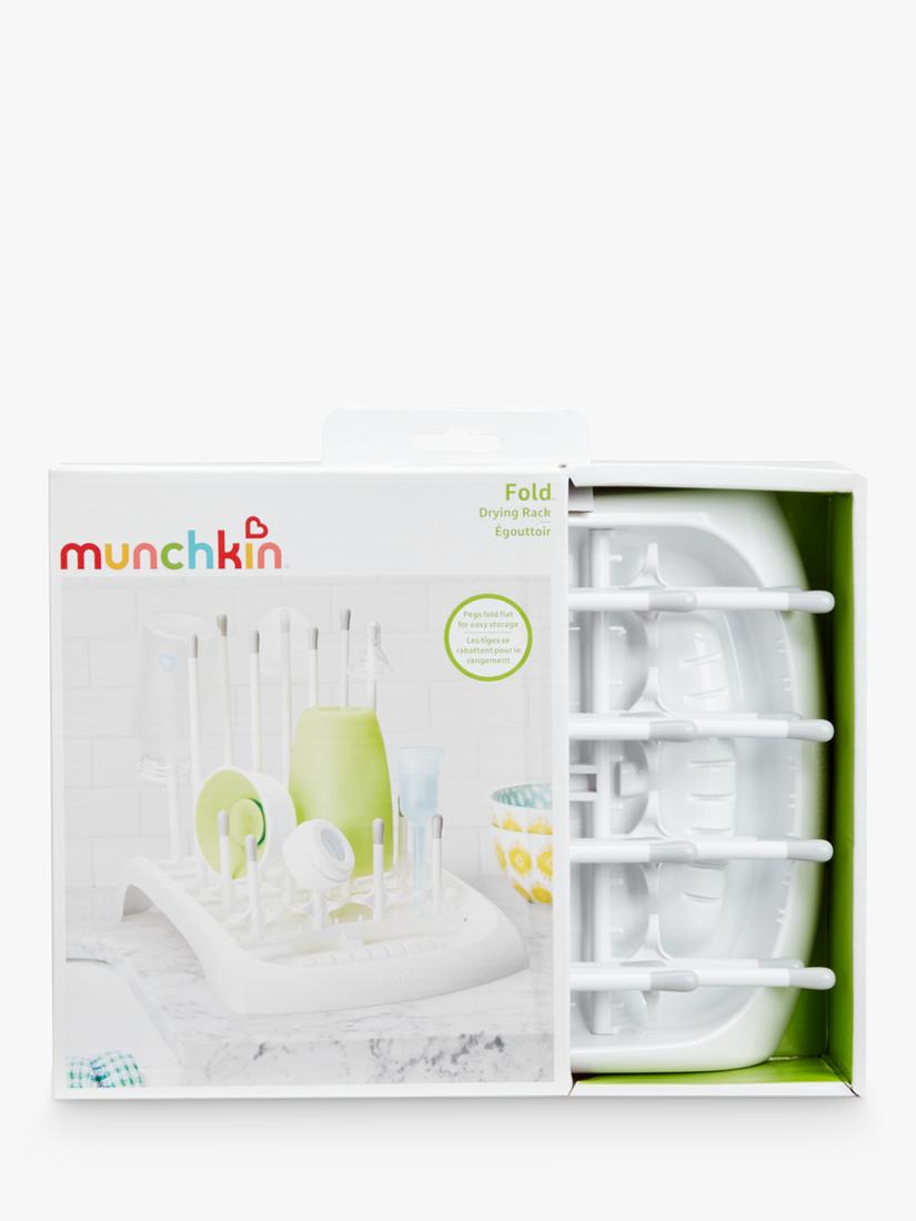 Munchkin fold drying rack white baby bottle drying stand, UK version