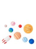 Legami solar system erasers pack of 9 blue, imported from the UK