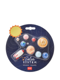 Legami solar system erasers pack of 9 blue, imported from the UK