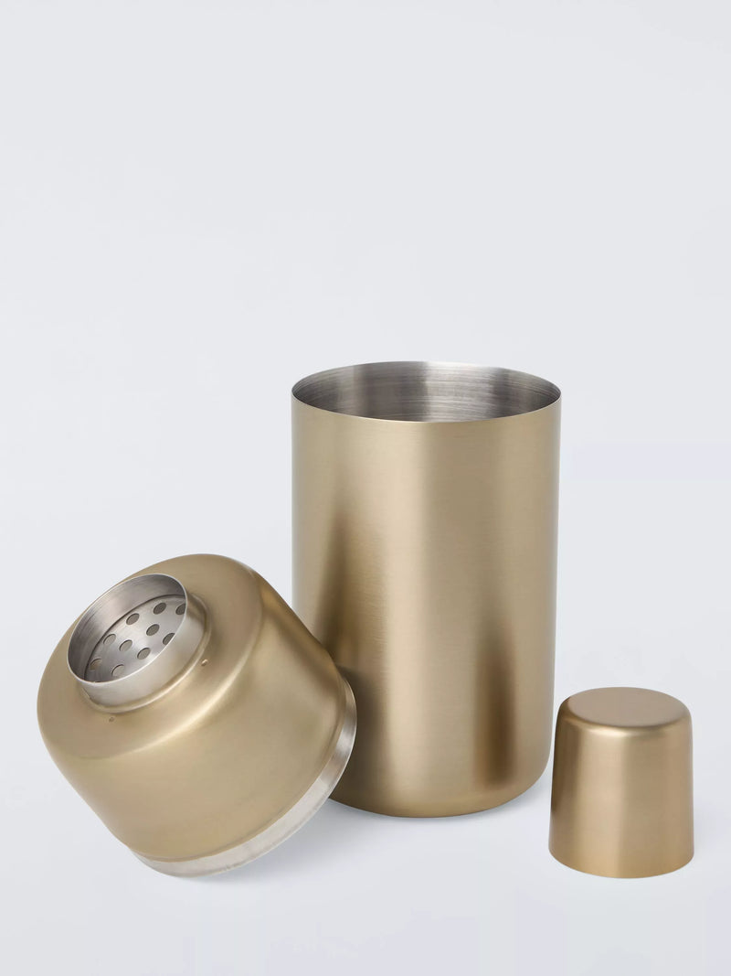 John Lewis cocktail shaker gold 500ml - British product