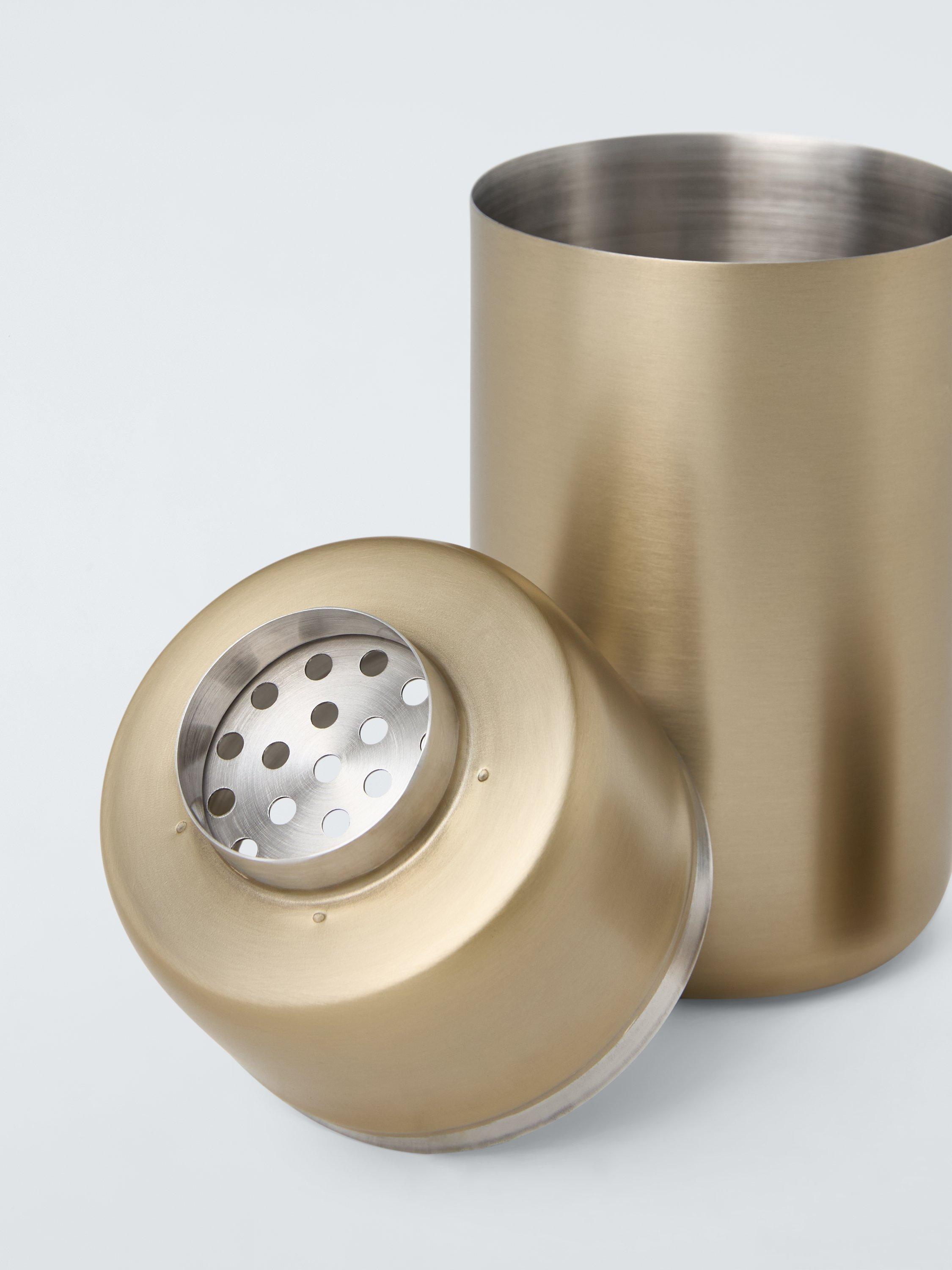 John Lewis cocktail shaker gold 500ml - British product