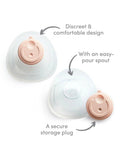 Munchkin silicone breast milk collector cups and storage plugs - British product