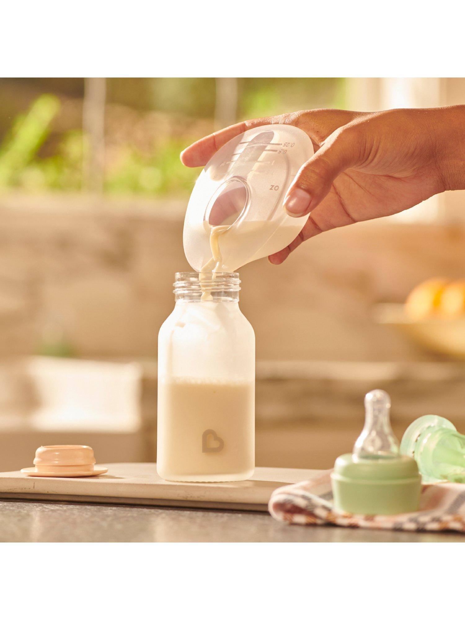 Munchkin silicone breast milk collector cups and storage plugs - British product