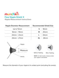 Munchkin Flow Nipple Shield+ 16mm, imported from the UK