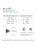 Munchkin Flow Nipple Shield+ 16mm, imported from the UK