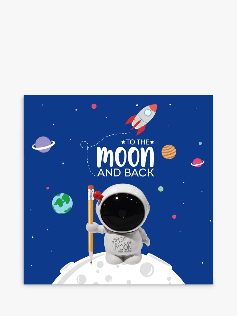 Legami moon pencil sharpener navy blue, UK version