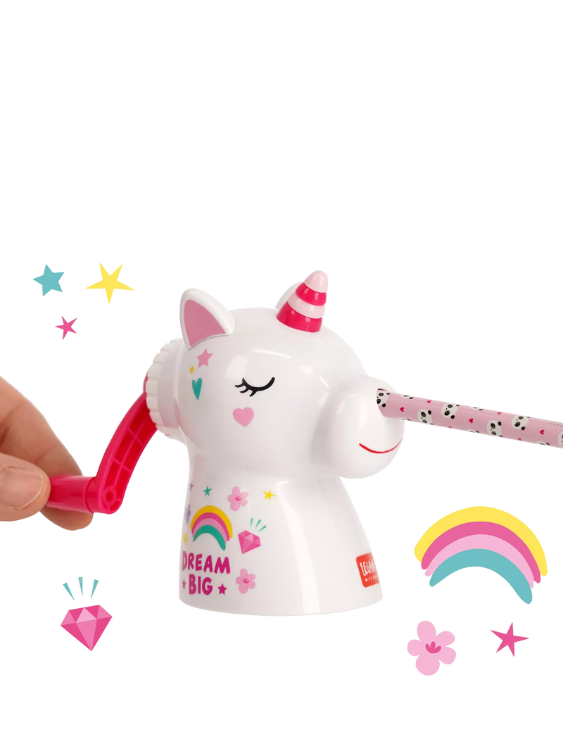 Legami unicorn pencil sharpener pink 138g, UK version