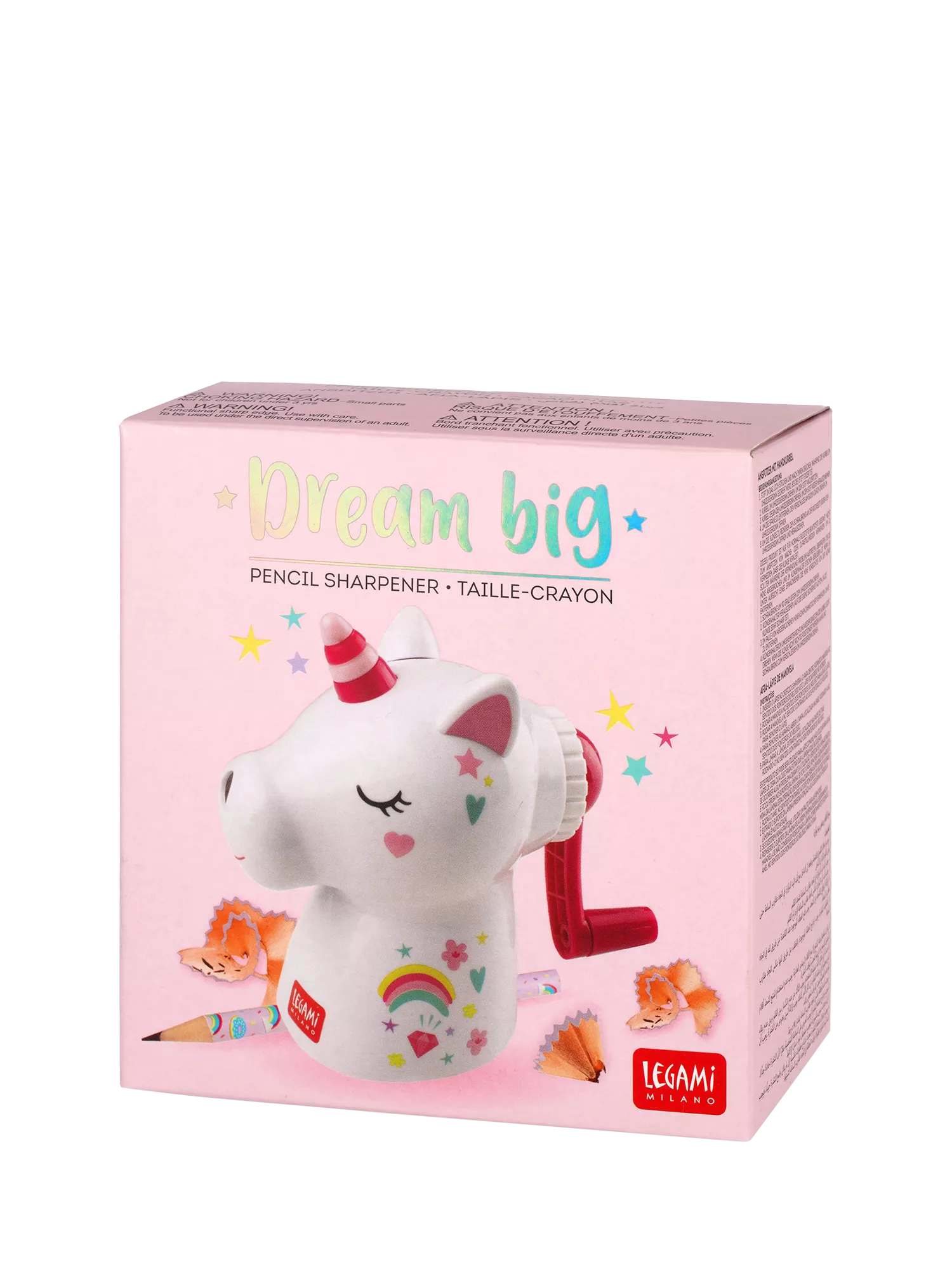 Legami unicorn pencil sharpener pink 138g, UK version