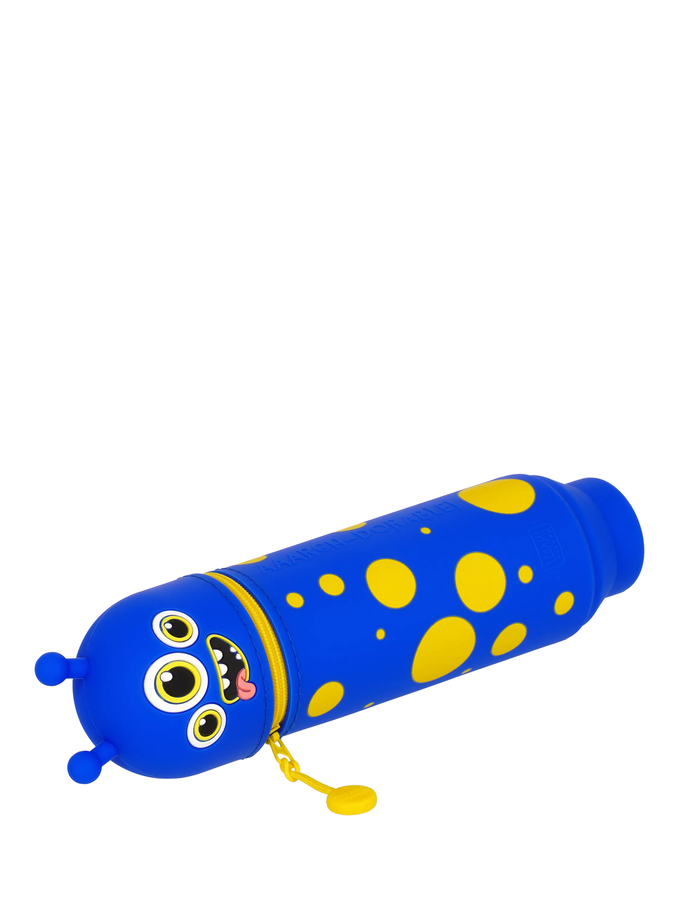 Legami Kawaii Monster pencil case navy blue silicone - British product