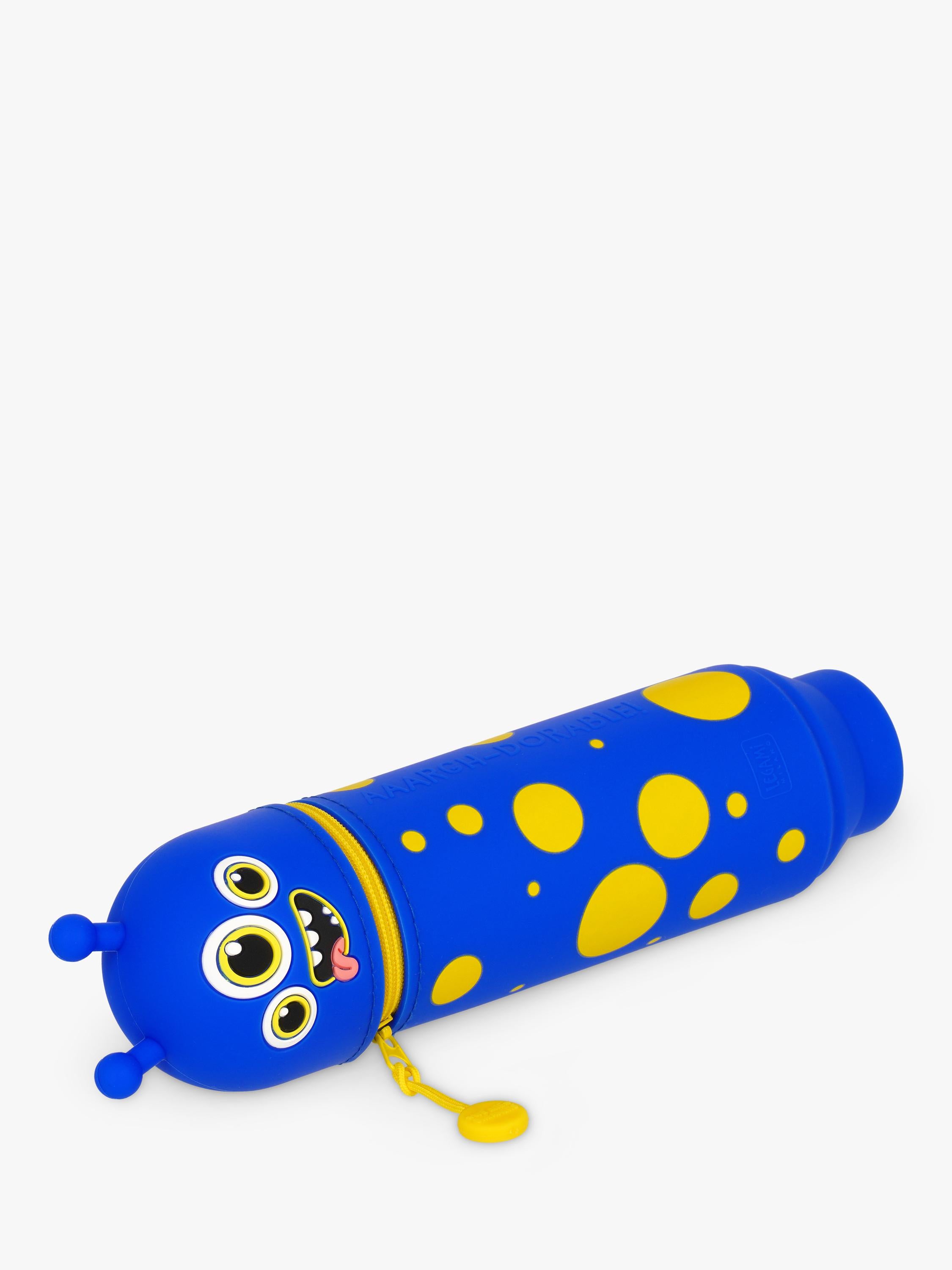 Legami Kawaii Monster pencil case navy blue silicone - British product