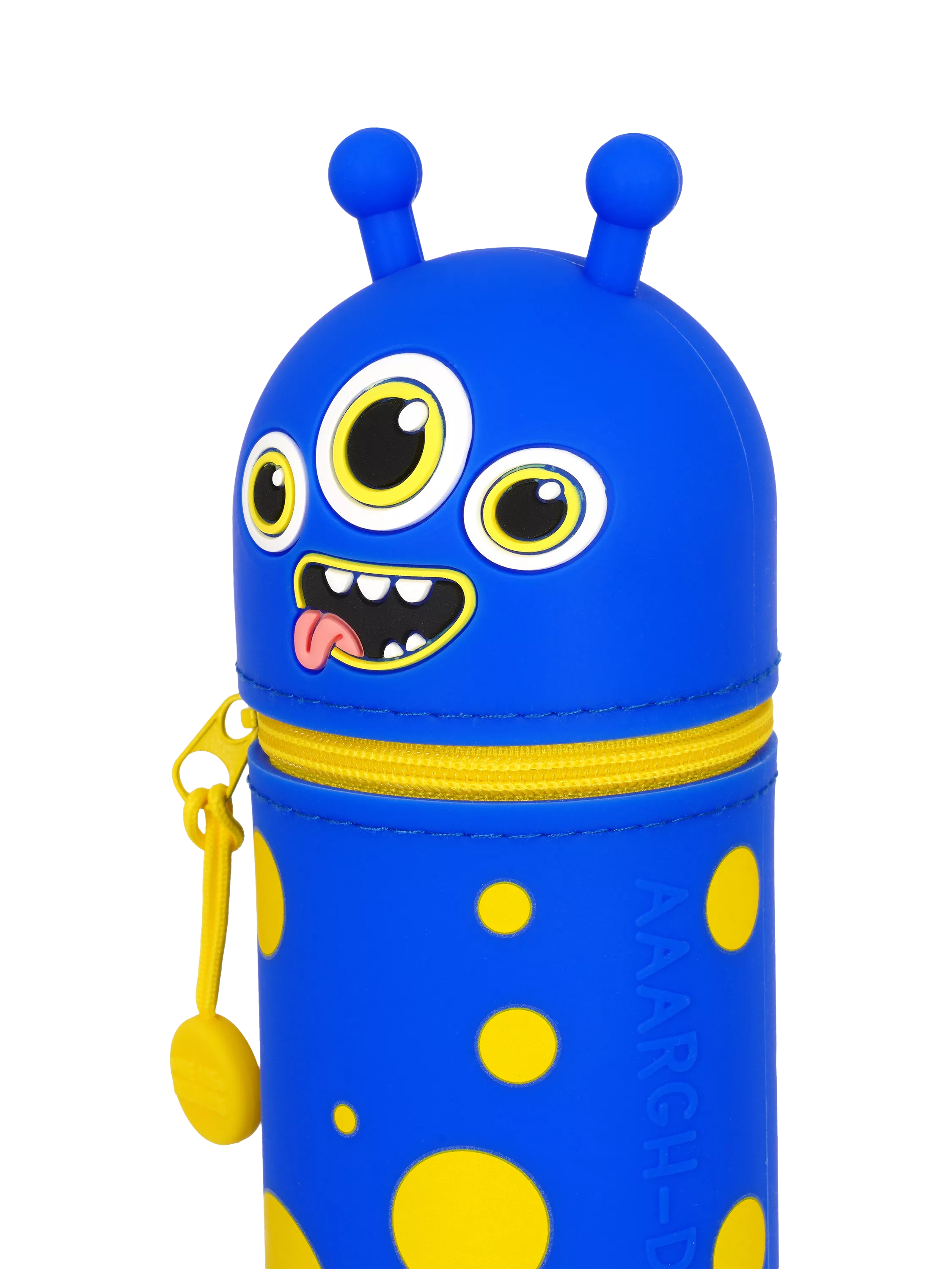 Legami Kawaii Monster pencil case navy blue silicone - British product