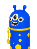 Legami Kawaii Monster pencil case navy blue silicone - British product