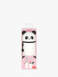 Legami Kawaii Panda pencil case black, imported from the UK