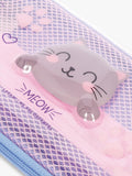 Legami pink kitty pencil case, UK version