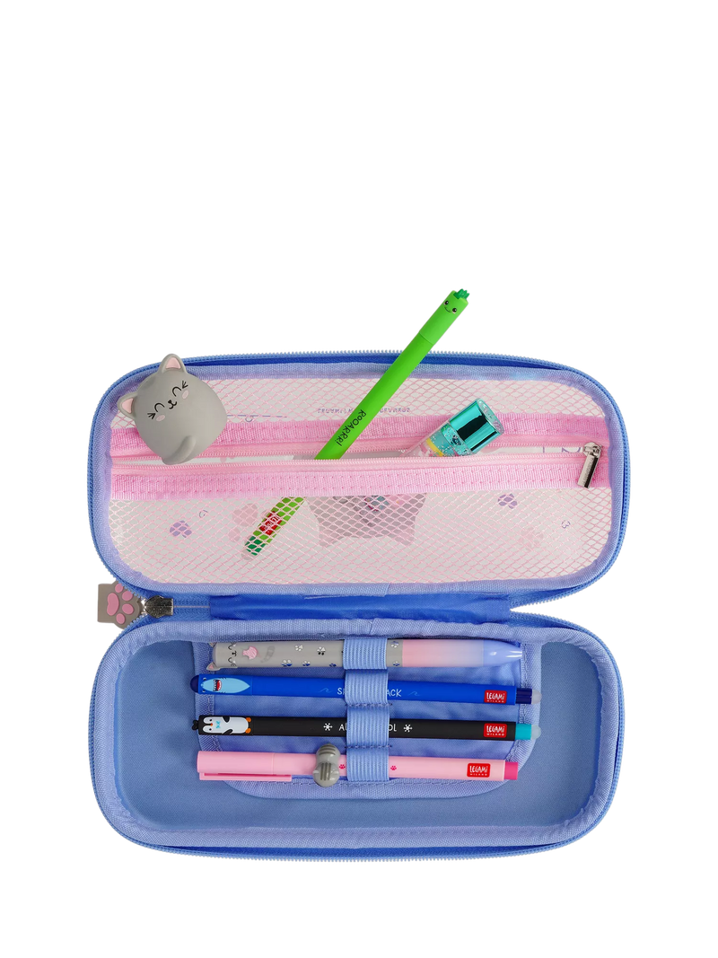 Legami pink kitty pencil case, UK version