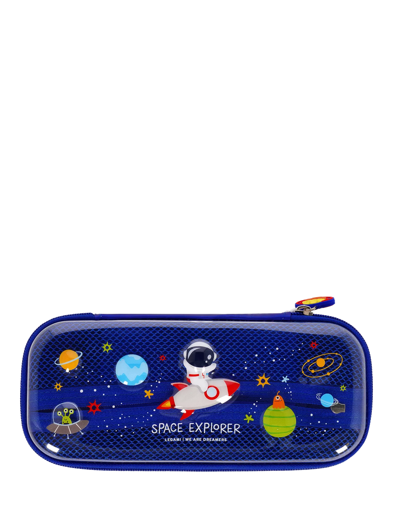 Legami Wonderwow Space pencil case navy blue - British product