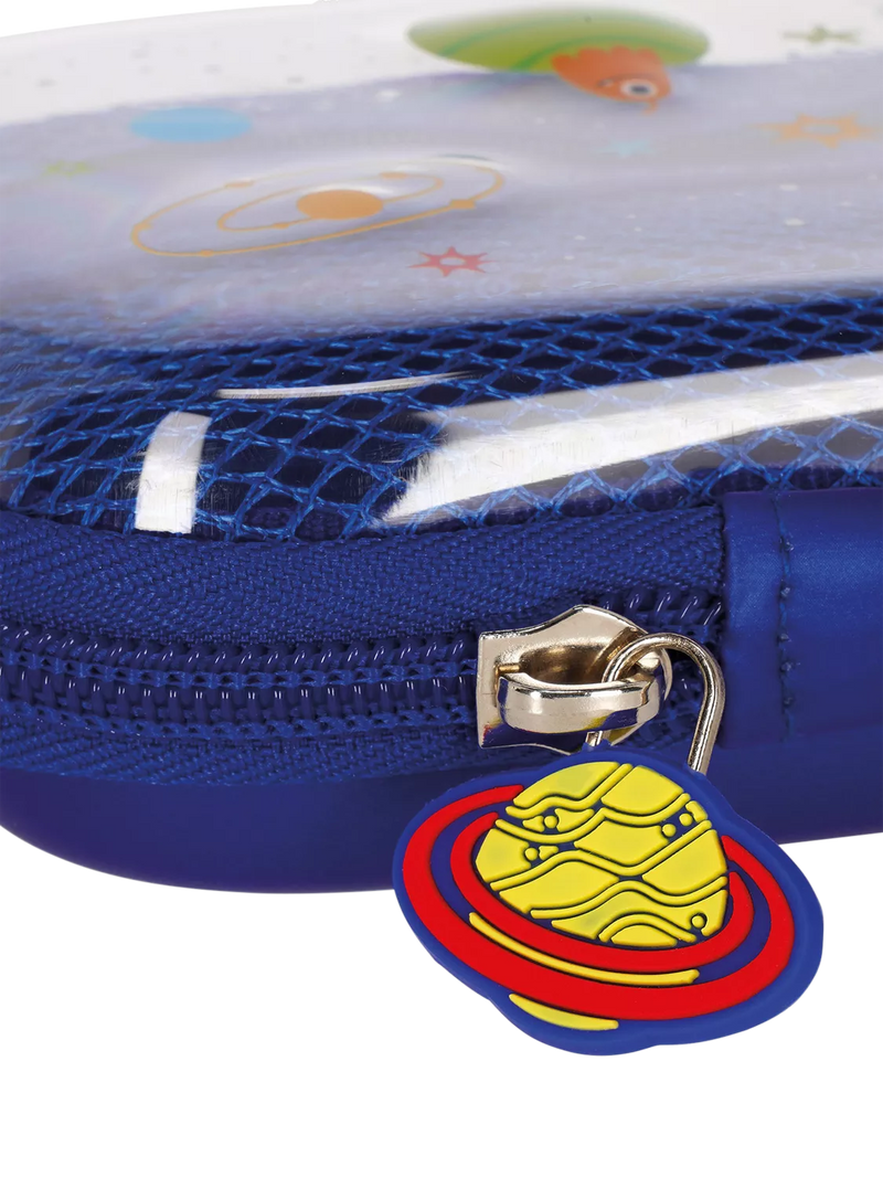 Legami Wonderwow Space pencil case navy blue - British product