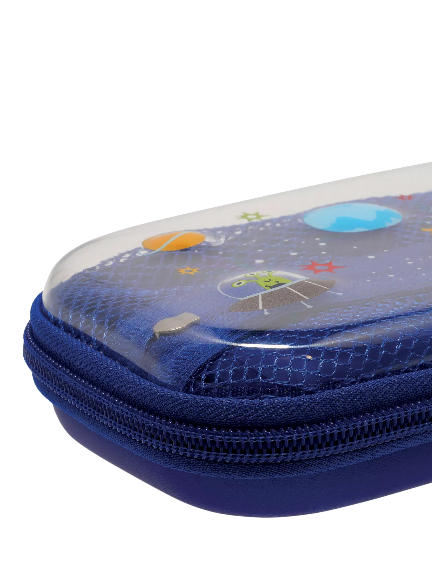Legami Wonderwow Space pencil case navy blue - British product